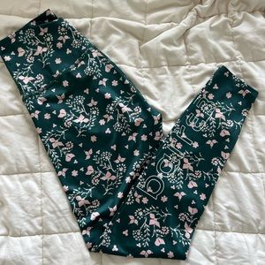 Barre3 Floral Workout Leggings